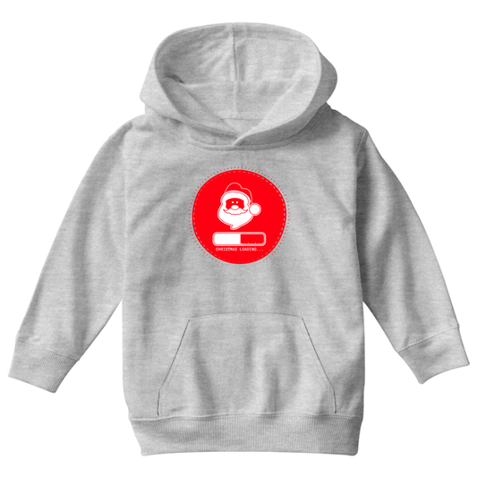 Christmas Loading Kids Hoodie | Gray