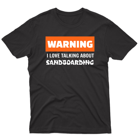 Sandboarding Men's T-shirt | Black