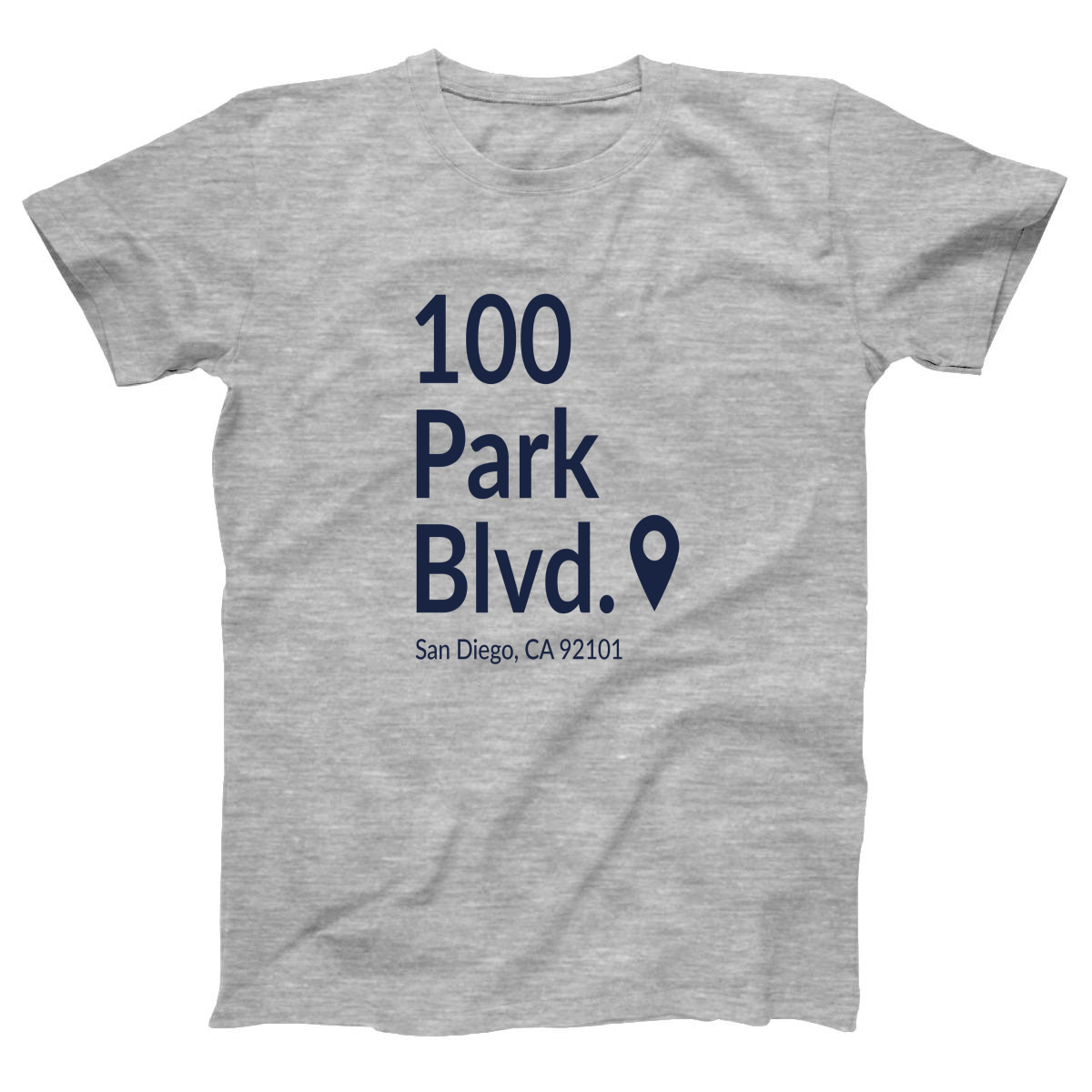 San Diego Baseball Stadium Women's T-shirt | Gray