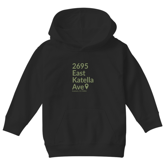 Anaheim Hockey Stadium Kids Hoodie | Black