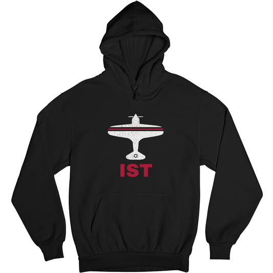 Fly Istanbul IST Airport Unisex Hoodie | Black