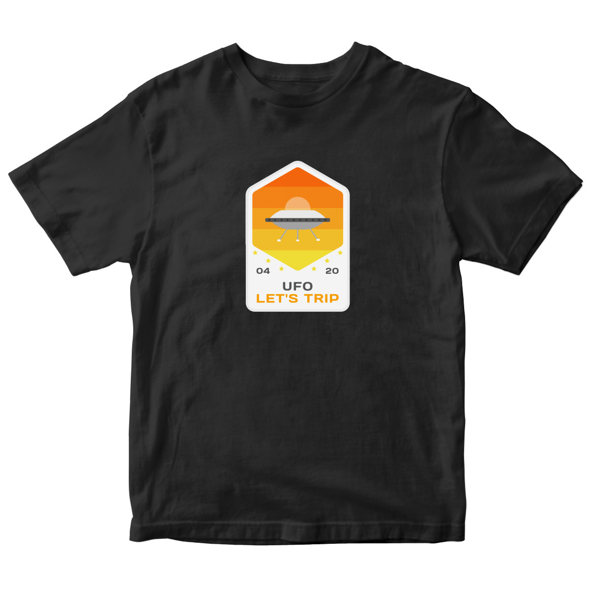 UFO Kids T-shirt | Black