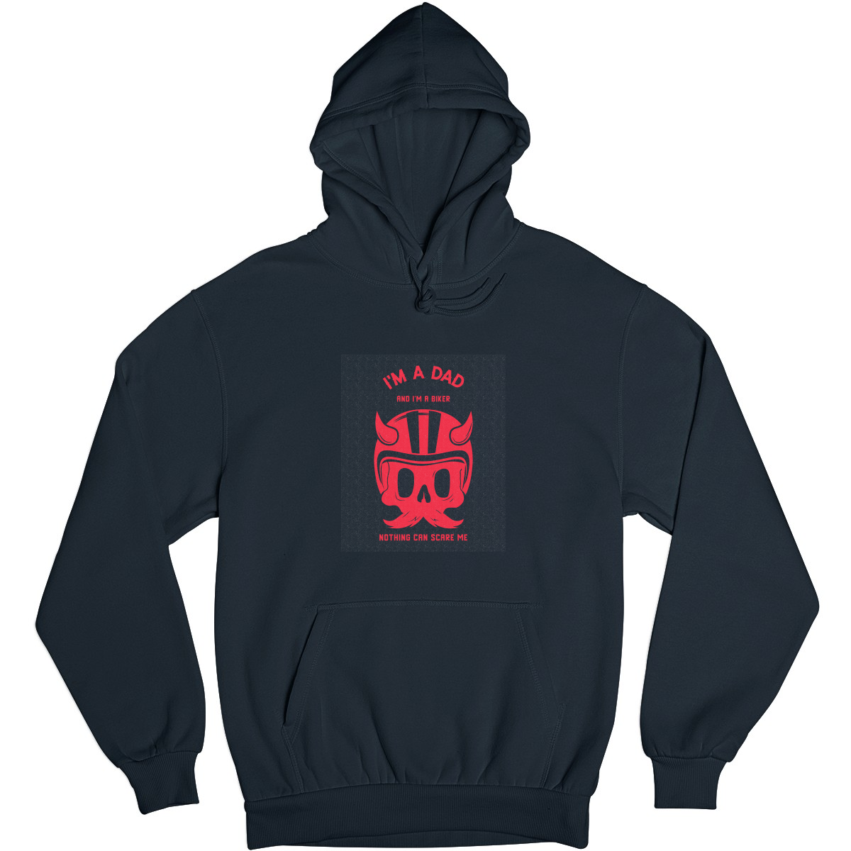 I'm a dad and a biker Unisex Hoodie | Navy