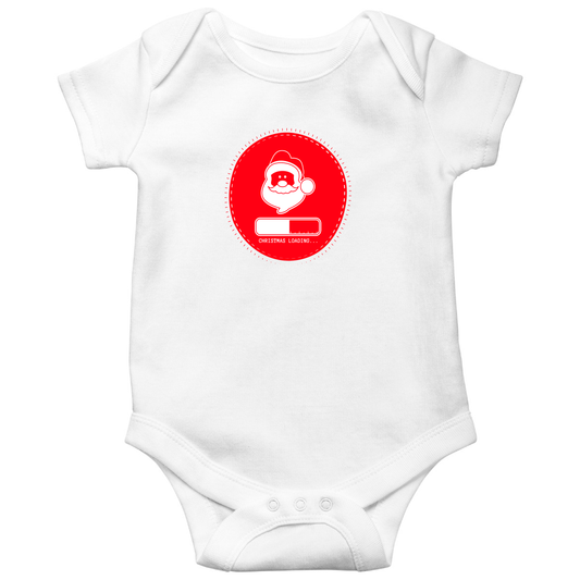 Christmas Loading Baby Bodysuits