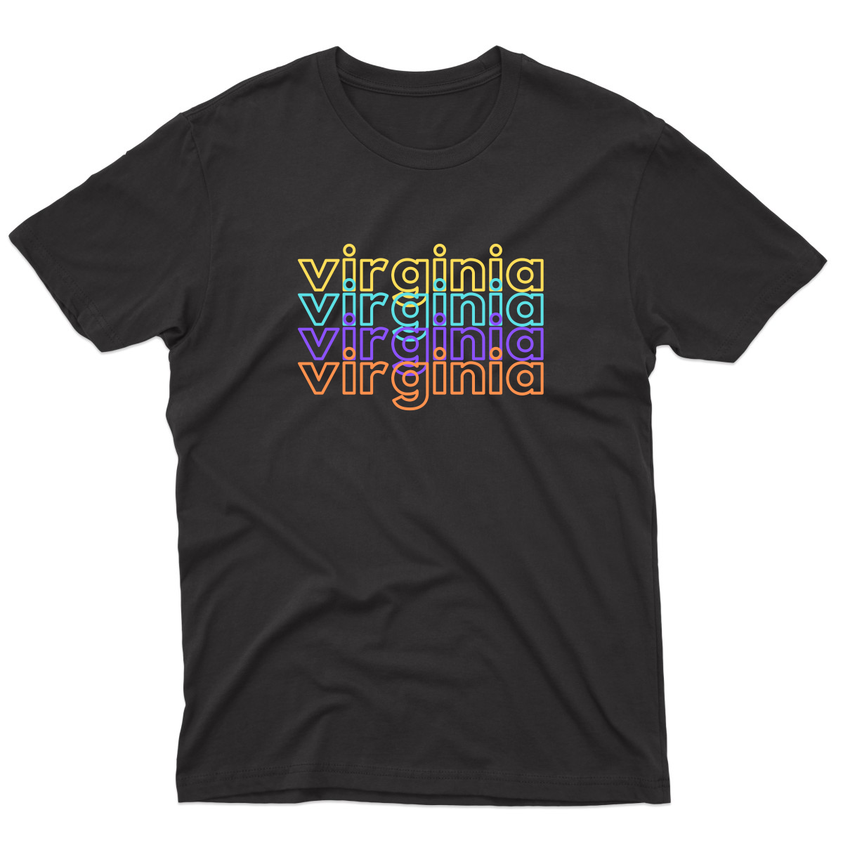 Virginia Men's T-shirt | Black