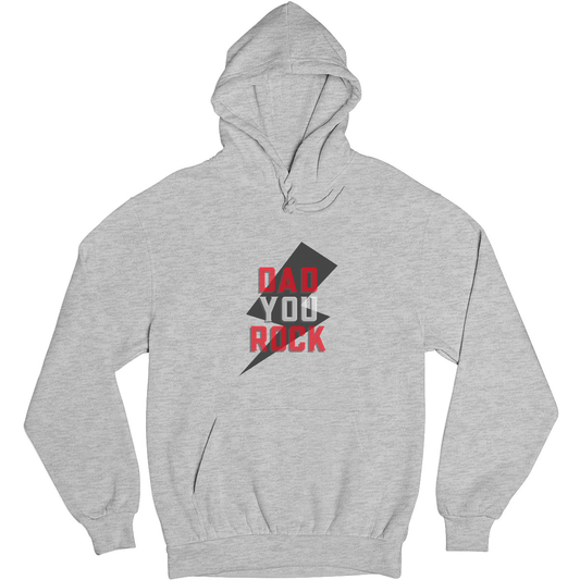 Dad you rock Unisex Hoodie | Gray