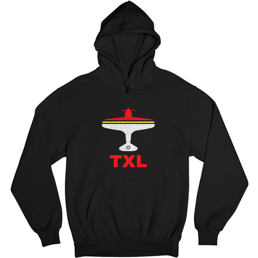 Fly Berlin TXL Airport Unisex Hoodie | Black