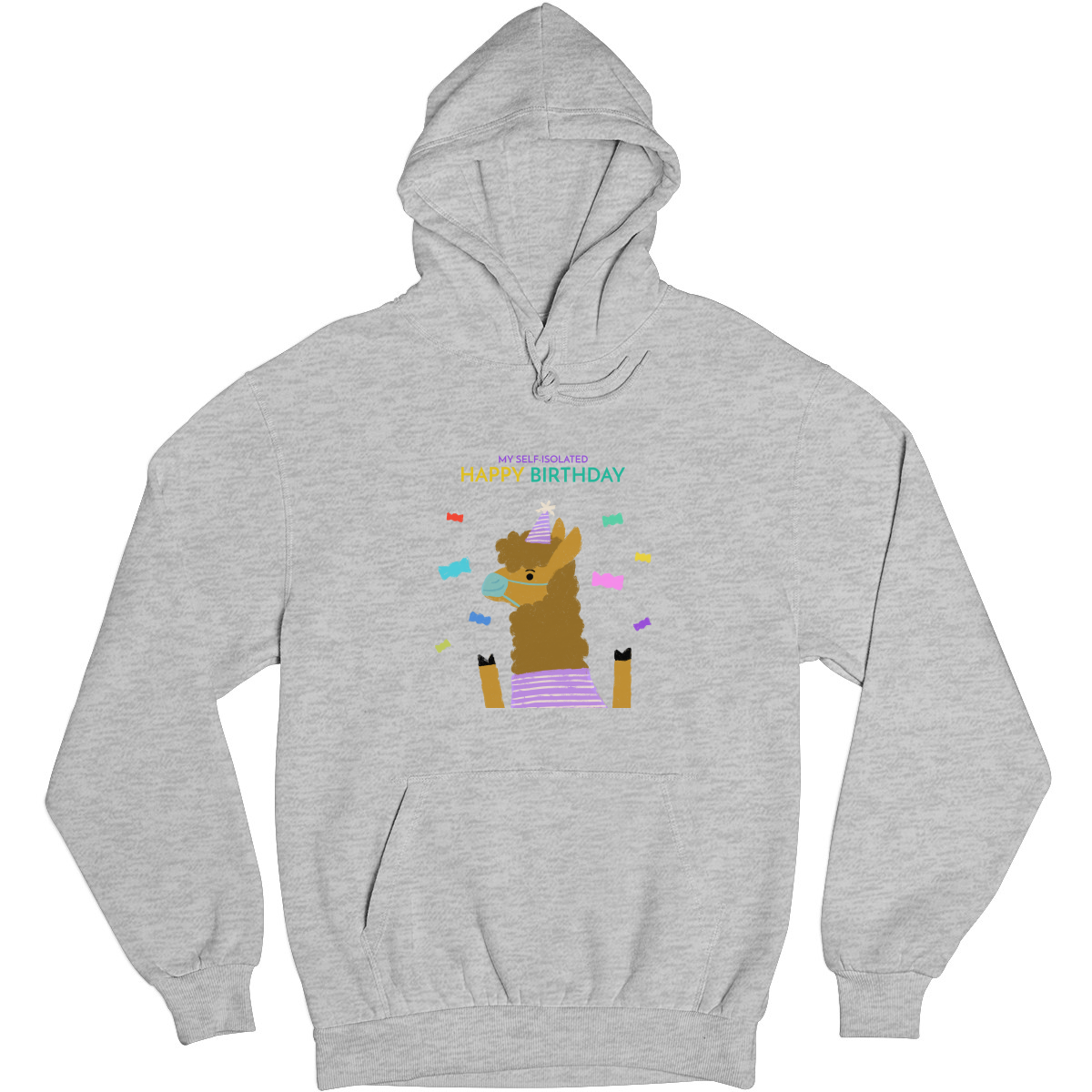 My Self Isolated Unisex Hoodie | Gray