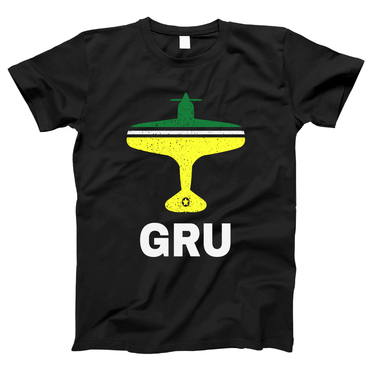 Fly Sao Paulo GRU Airport Women's T-shirt | Black