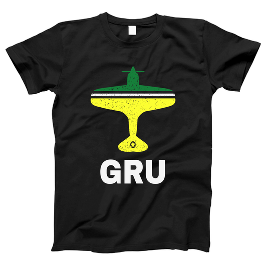 Fly Sao Paulo GRU Airport Women's T-shirt | Black