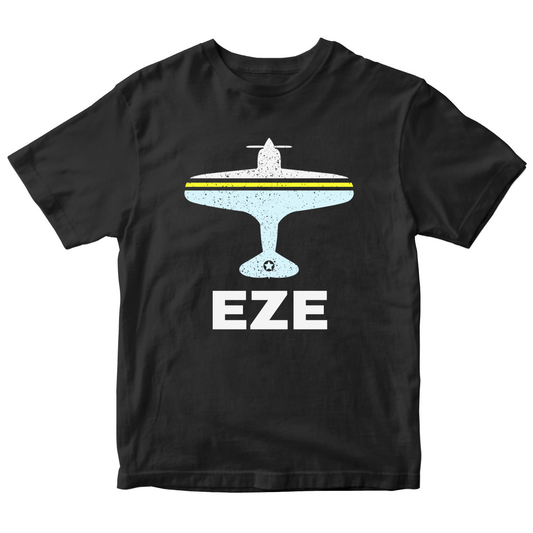 Fly Buenos Aires EZE Airport Kids T-shirt | Black