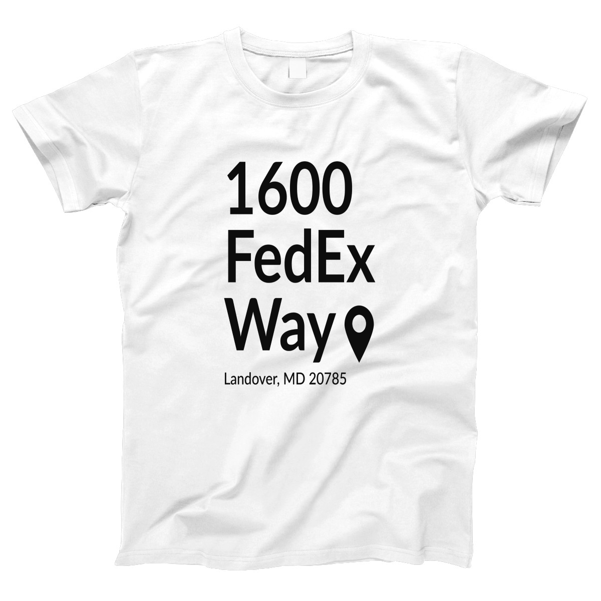 Washington D.C. Football Stadium Women's T-shirt | White