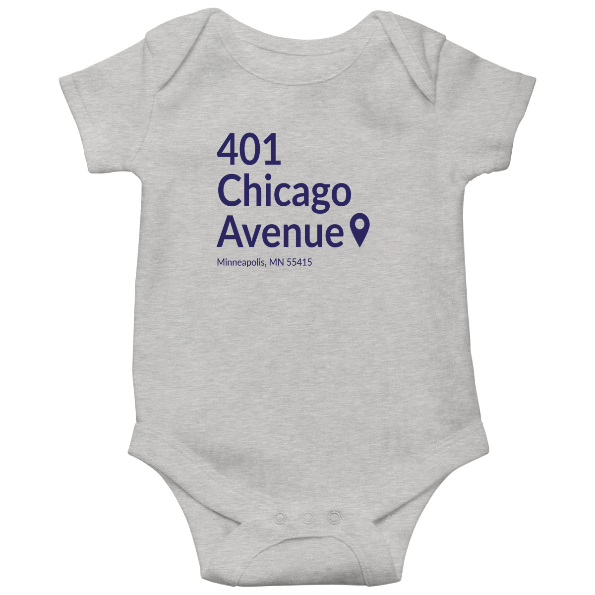 Minnesota Football Stadium Baby Bodysuits