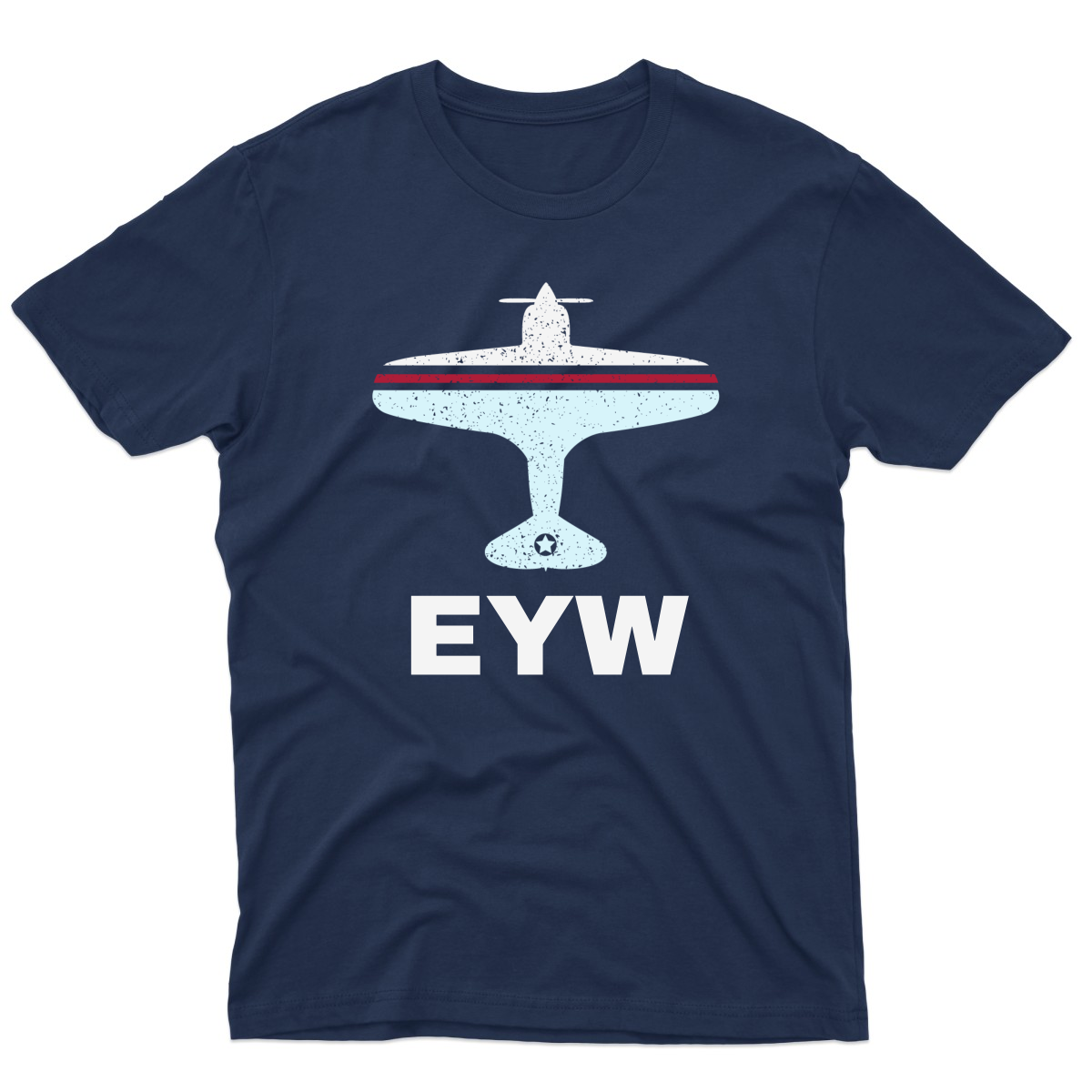 Fly Key West EYW Airport Men's T-shirt | Navy
