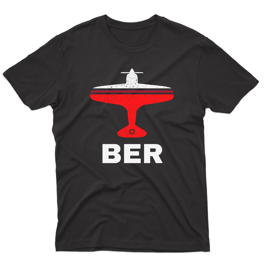 Fly Berlin BER Airport Men's T-shirt | Black