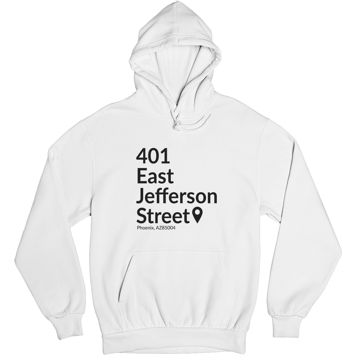 Arizona Baseball Stadium Unisex Hoodie | White