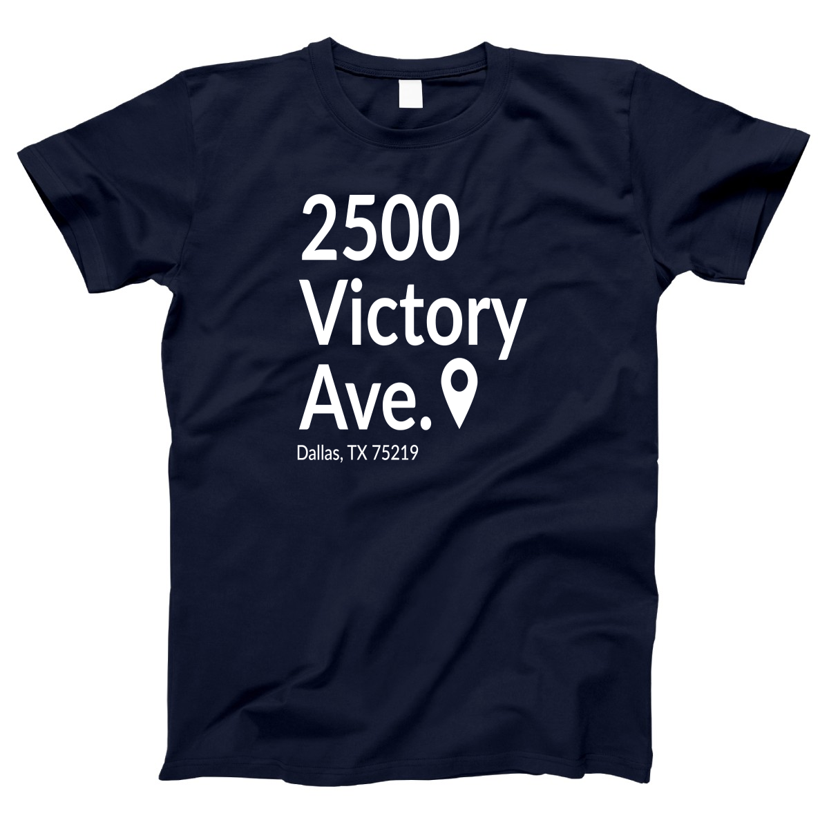 Dallas Basketball Stadium Women's T-shirt | Navy