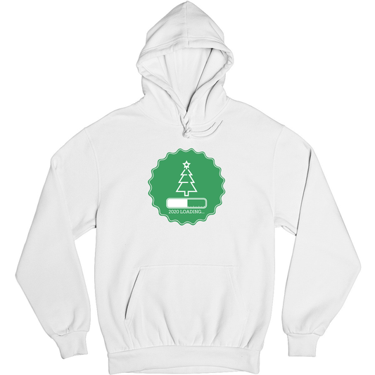 2021 Loading Unisex Hoodie | White