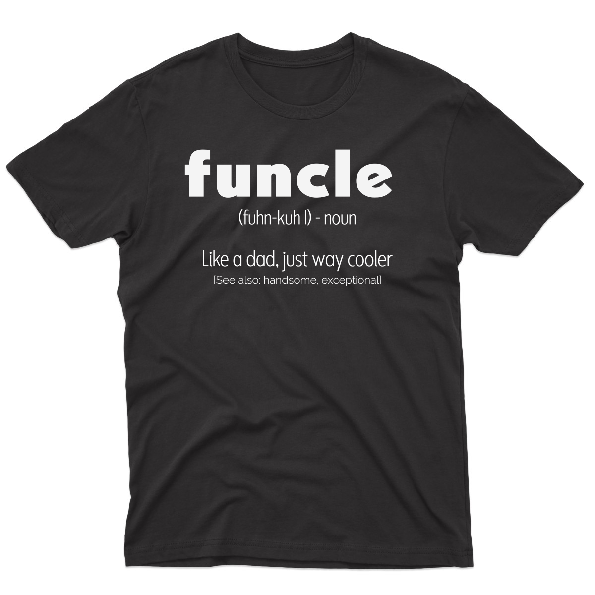 Funcle Men's T-shirt | Black