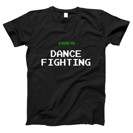 Strengths Dance Fighting Women's T-shirt | Black