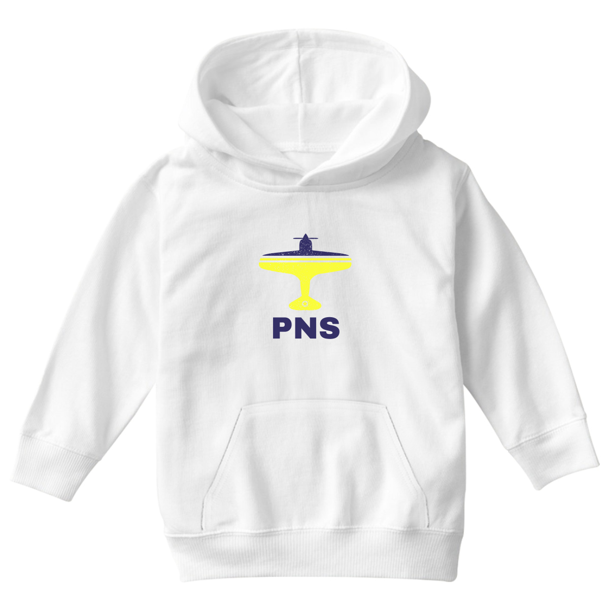Fly Pensacola PNS Airport Kids Hoodie | White