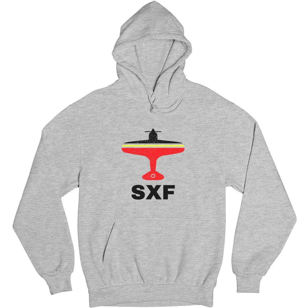 Fly Berlin SXF Airport Unisex Hoodie | Gray