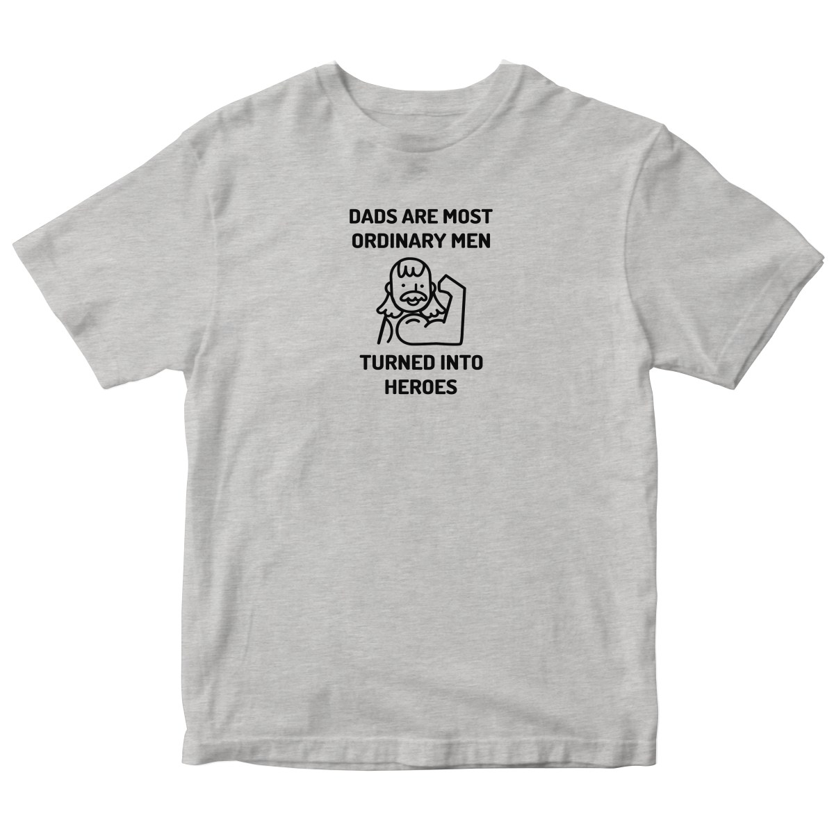 Dads are Most Ordinary Man Toddler T-shirt | Gray