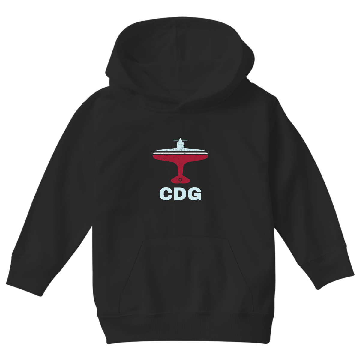 Fly Paris CDG Airport Kids Hoodie