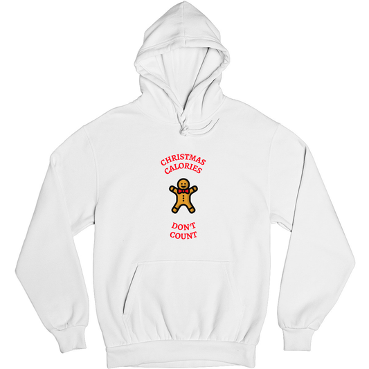 Christmas Calories Don't Count Unisex Hoodie | White