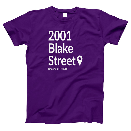 Colorado Baseball Stadium Women's T-shirt | Purple
