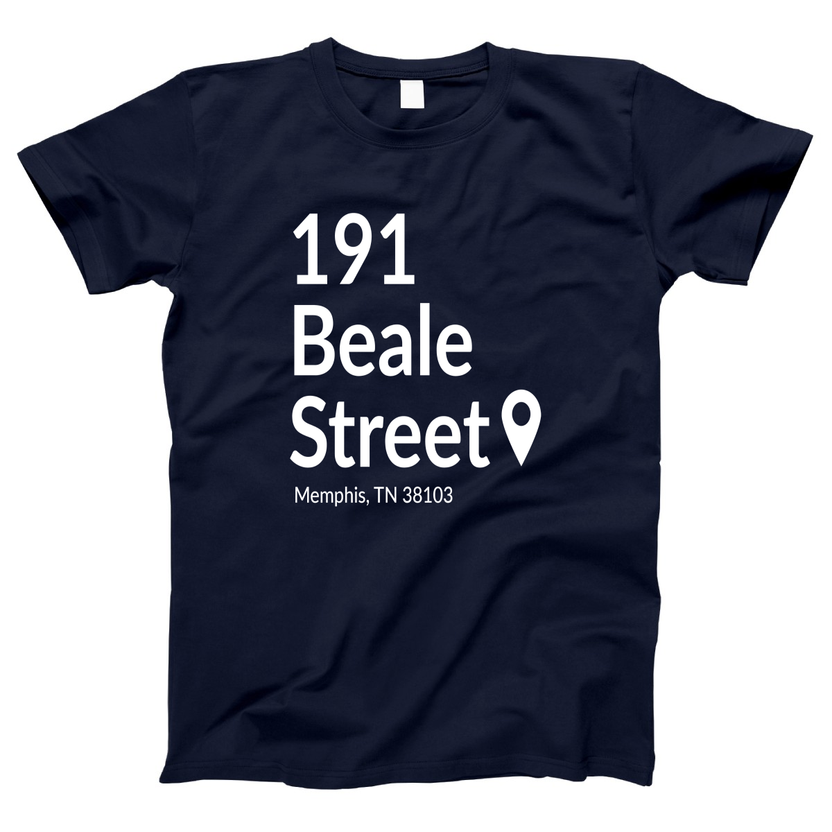 Memphis Basketball Stadium Women's T-shirt | Navy