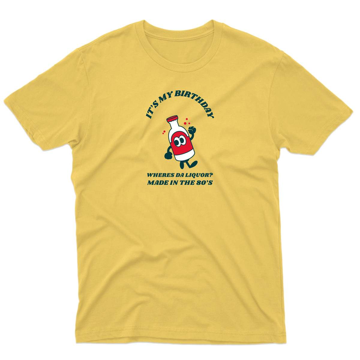It is my birthday Men's T-shirt | Yellow
