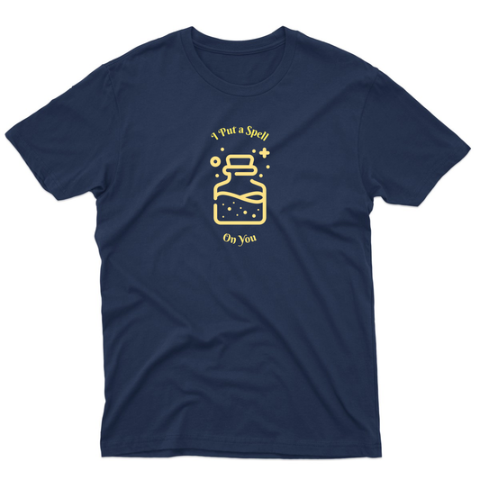 I Put a Spell On You Men's T-shirt | Navy