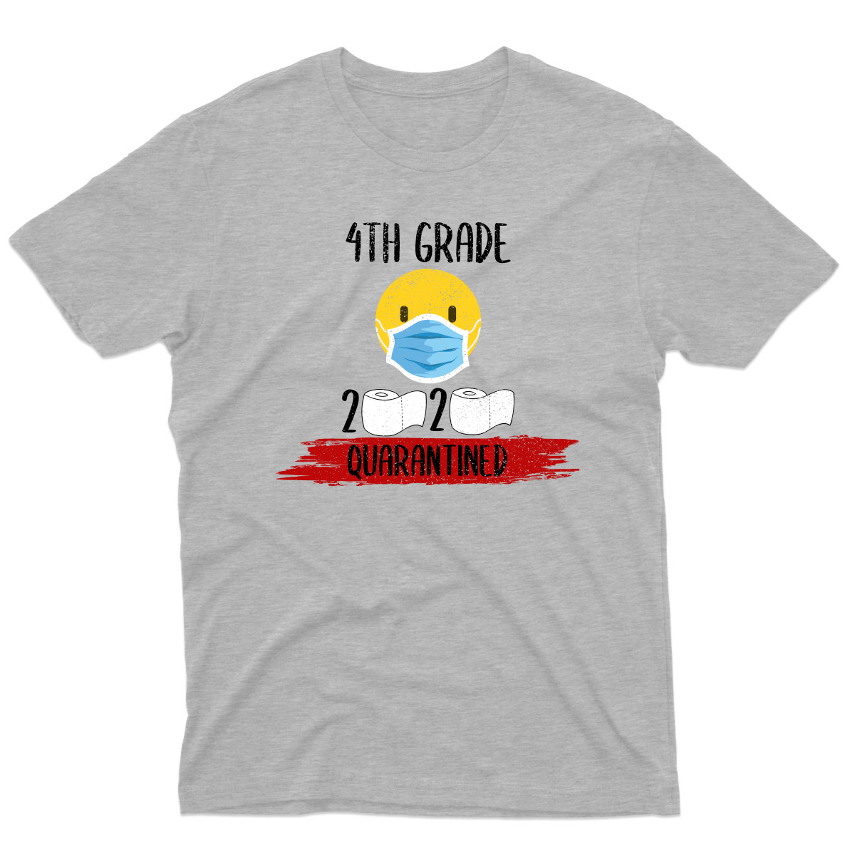 4th Grader Quarantined Men's T-shirt | Gray