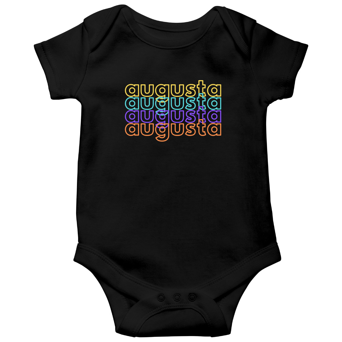 Augusta Baby Bodysuit | Black