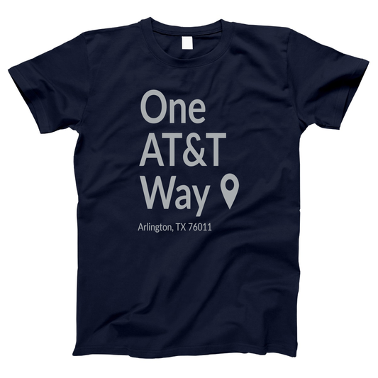 Dallas Football Stadium Women's T-shirt | Navy