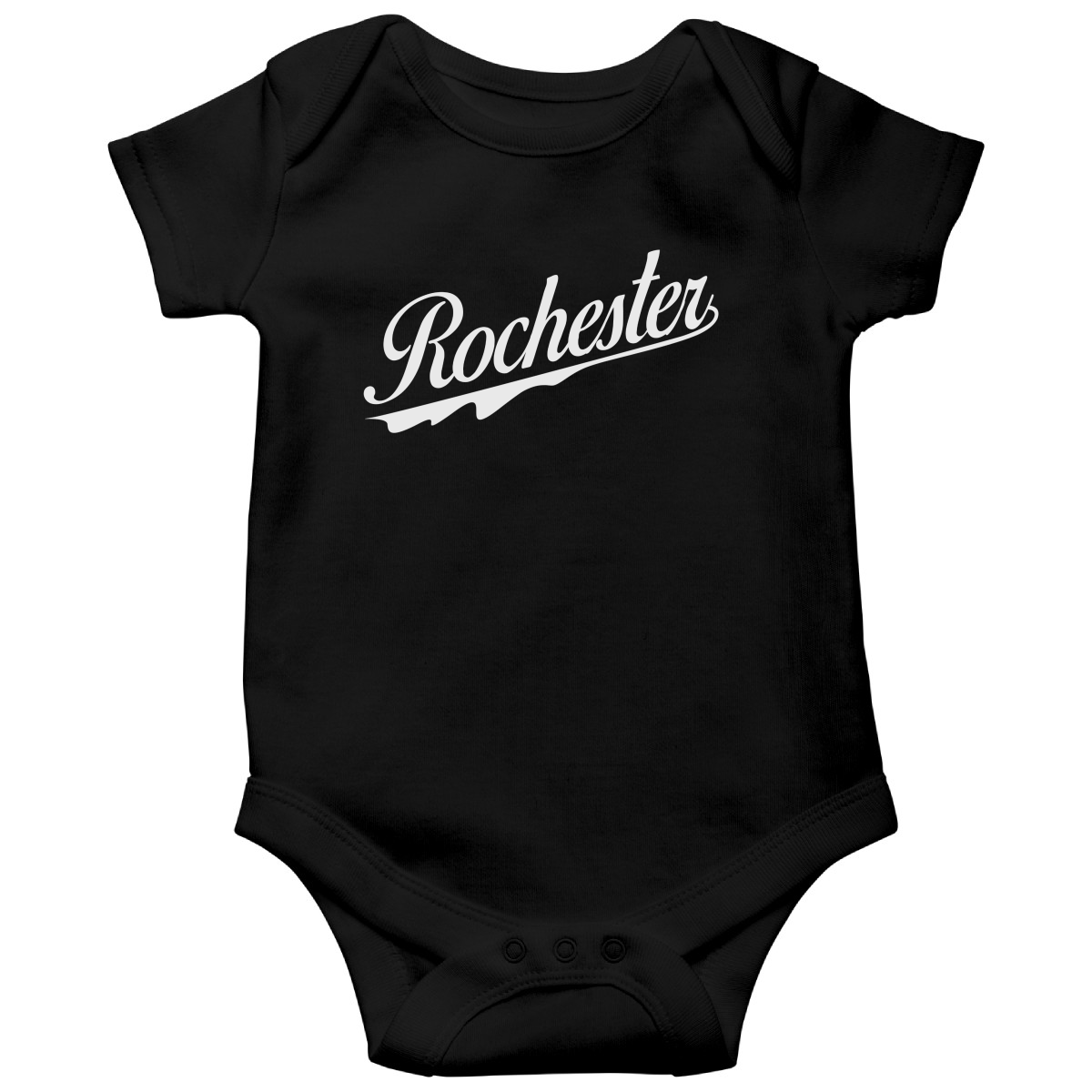 Rochester Baby Bodysuit | Black