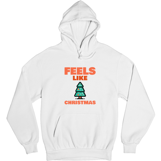 Feels Like Christmas Unisex Hoodie | White