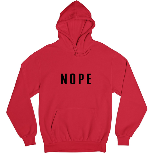 Nope Unisex Hoodie | Red