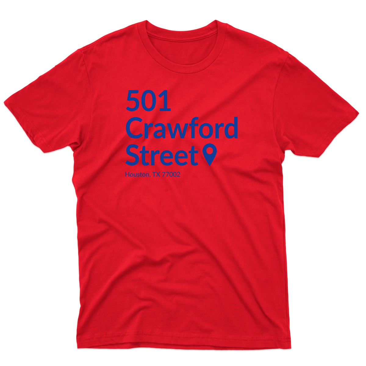 Houston Baseball Stadium Men's T-shirt | Red