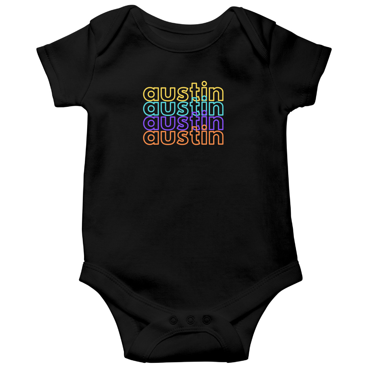 Austin Baby Bodysuit | Black