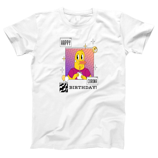 Happy Corona Birthday Women's T-shirt | White