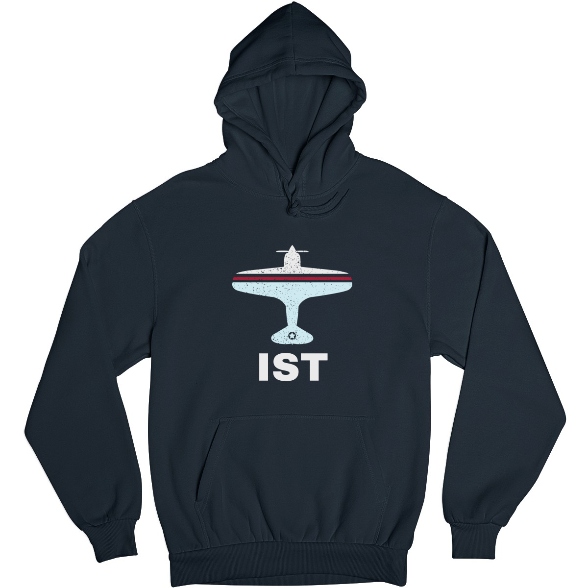 Fly Istanbul IST Airport Unisex Hoodie | Navy