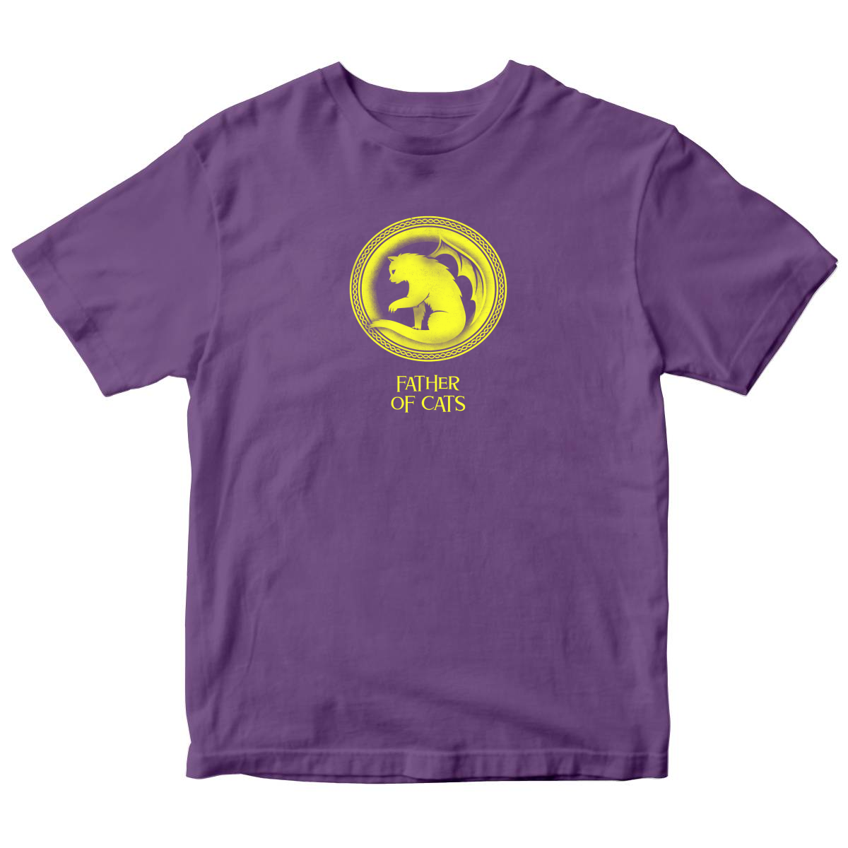 Father of Cats Toddler T-shirt | Purple