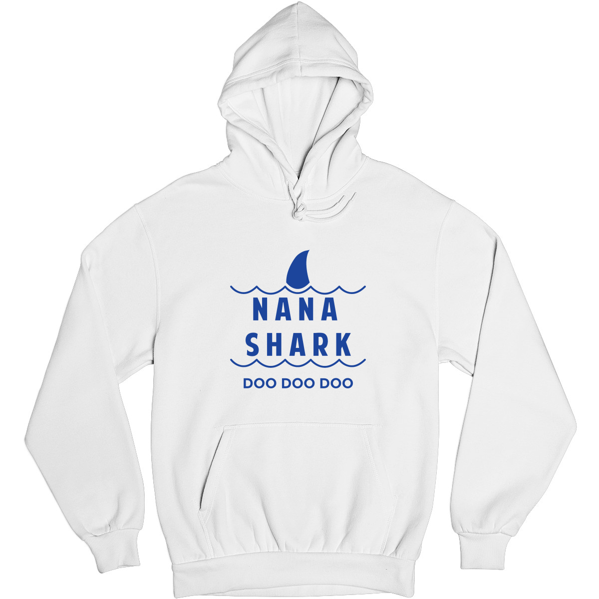 Nana Shark Unisex Hoodie | White