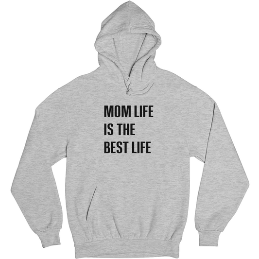 Mom Life is The Best Life Unisex Hoodie | Gray