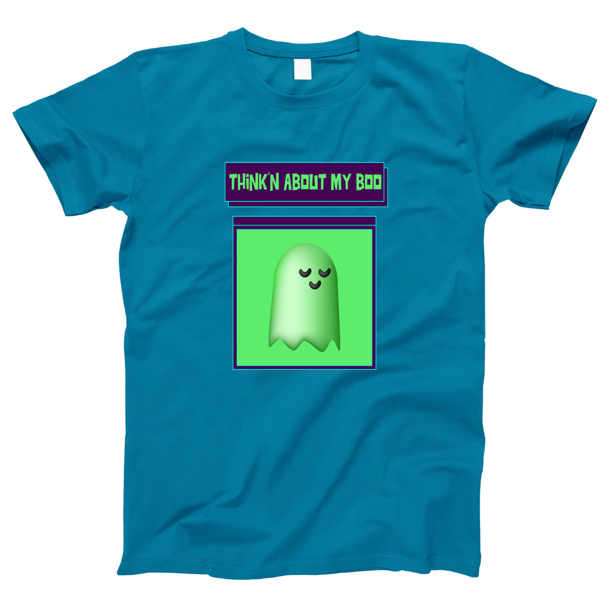 Think'n About My Boo Women's T-shirt | Turquoise