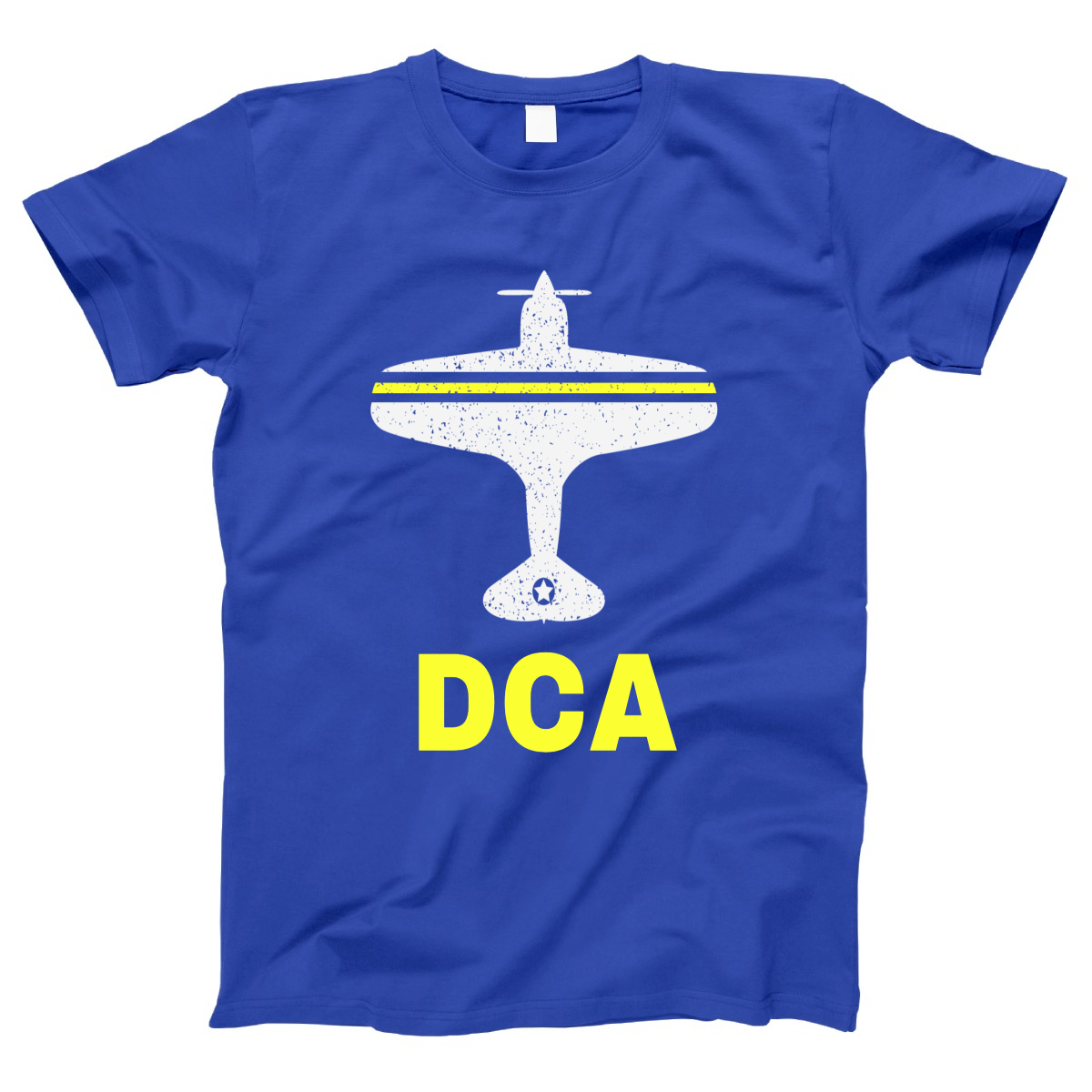 Fly Washington D.C. DCA Airport Women's T-shirt | Blue