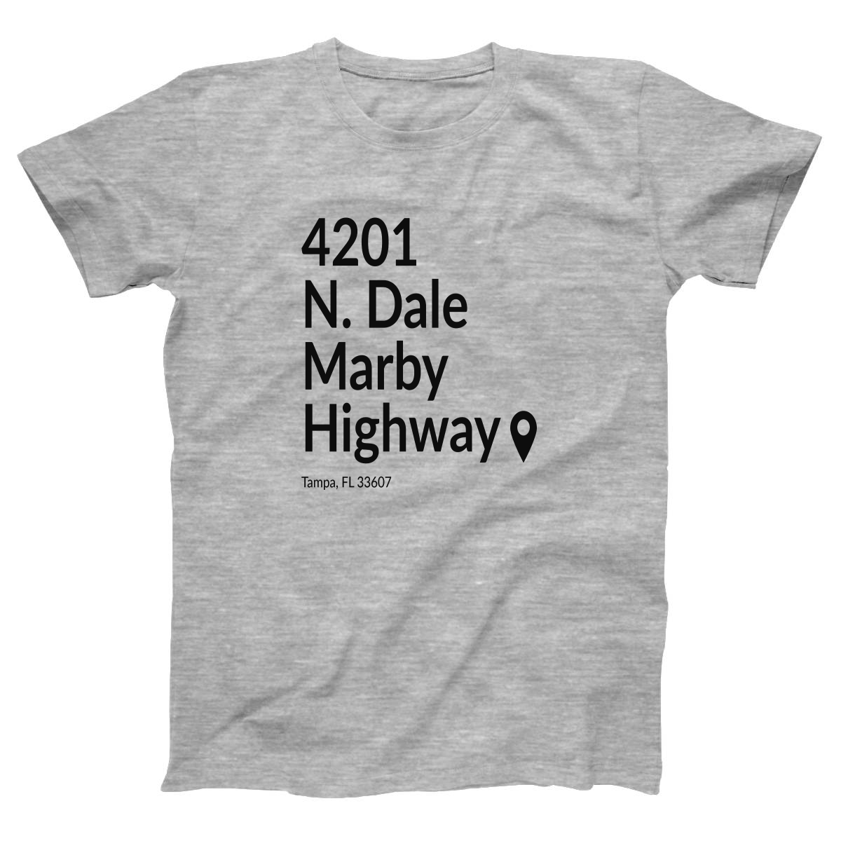 Tampa Bay Football Stadium Women's T-shirt | Gray