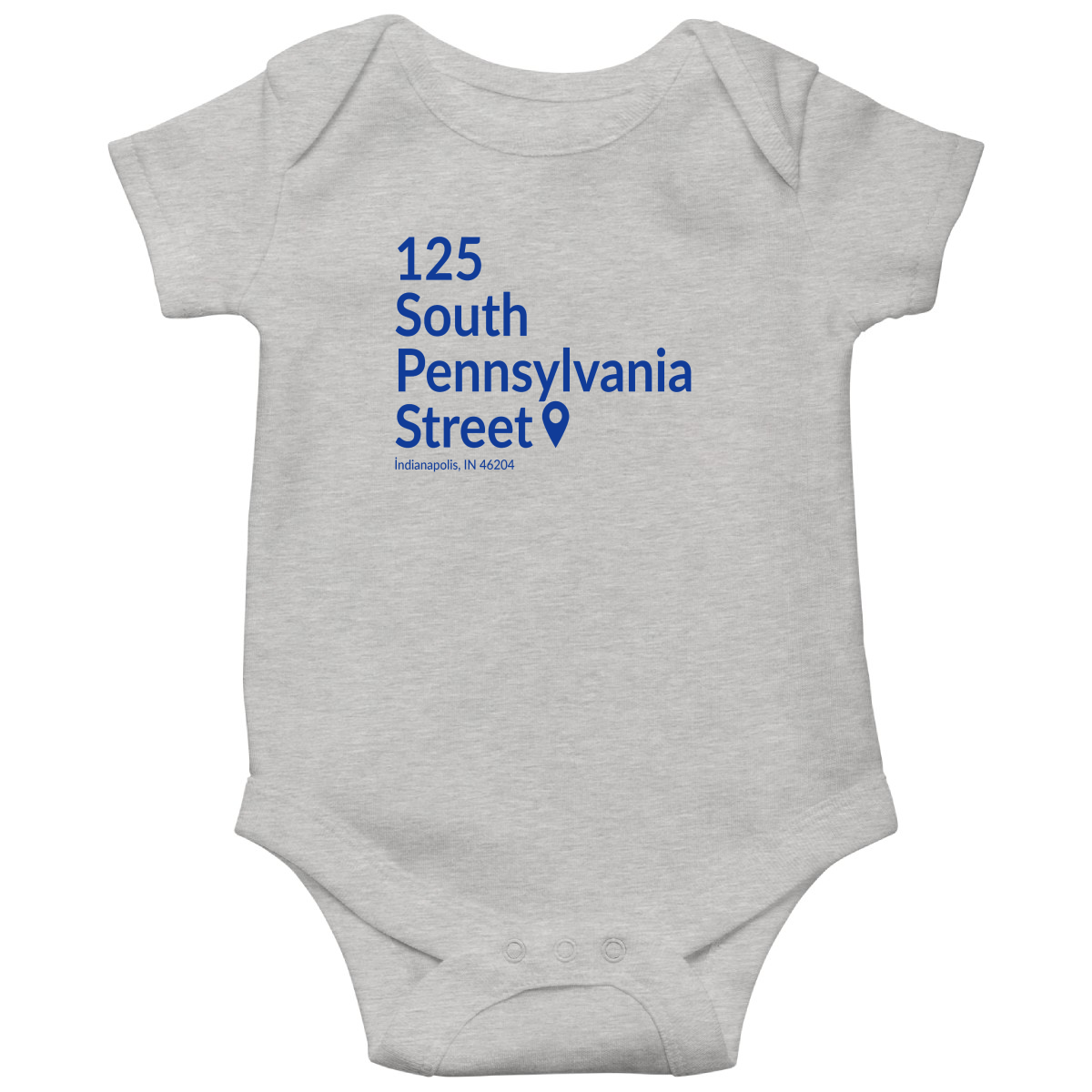 Indiana Basketball Stadium Baby Bodysuits